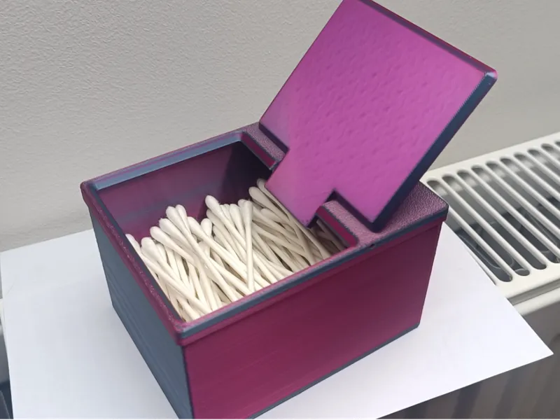 Cotton buds box