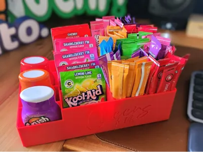 Assorted Flavored Water Enhancer Holder