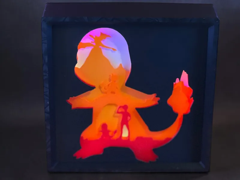 Charmander Inspired Lightbox