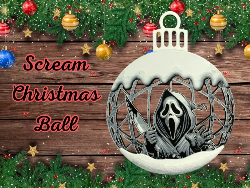 Scream Christmas Ball