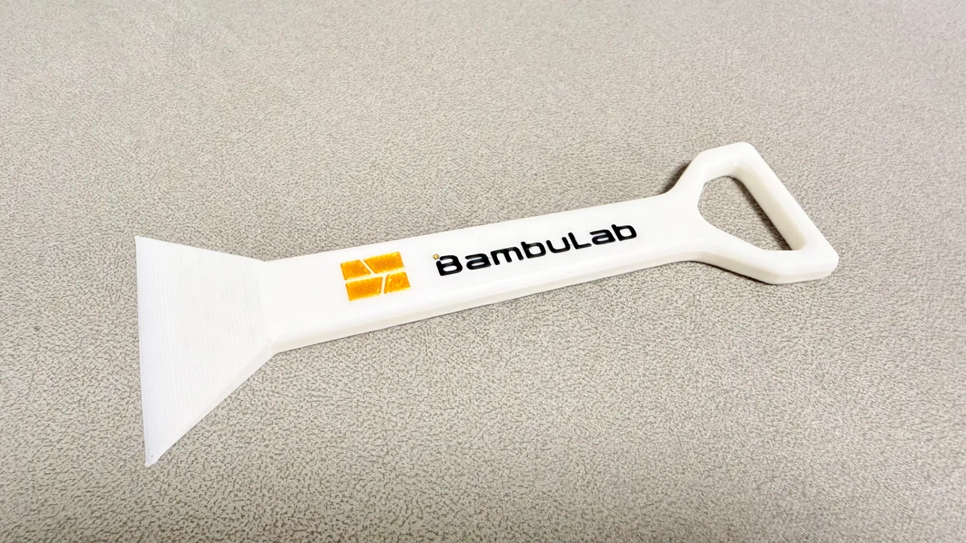 Miniatura 4 do modelo 3D 新手必打创意可爱铁锹热床铲子 Bambu Bed Scraper V2.0优化版