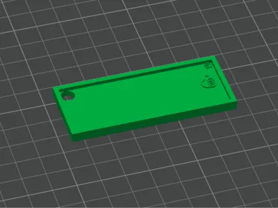Nametag (keychain) template