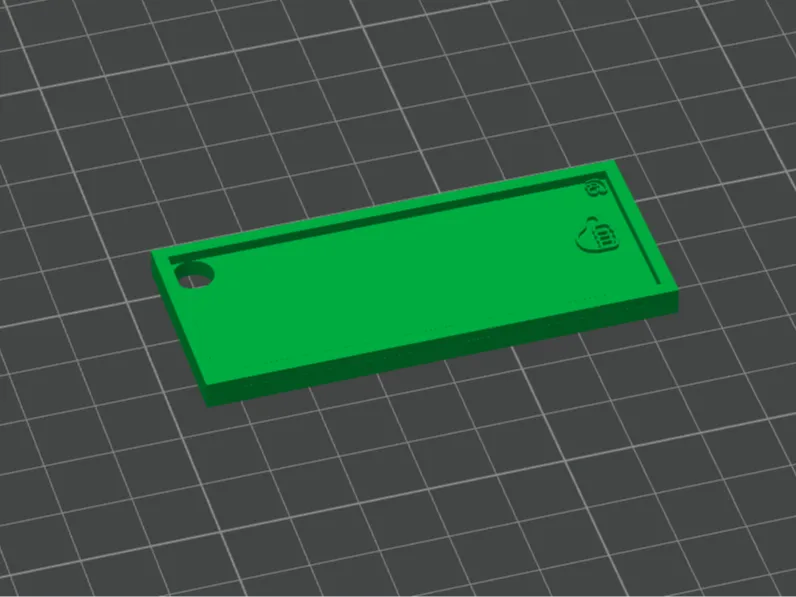 Nametag (keychain) template