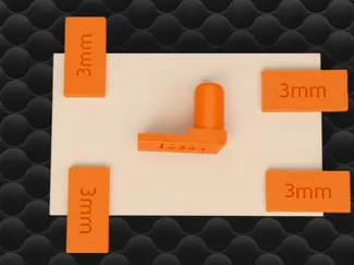 Honeycomb Bed Hold-Down Pins - Square Alignment