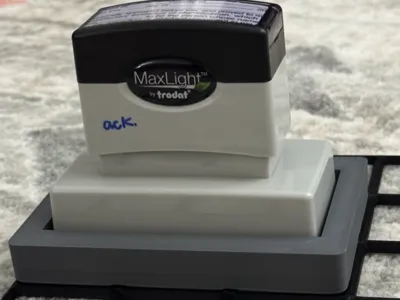 Trodat MaxLight Notary Ack Stamp Gridfinity