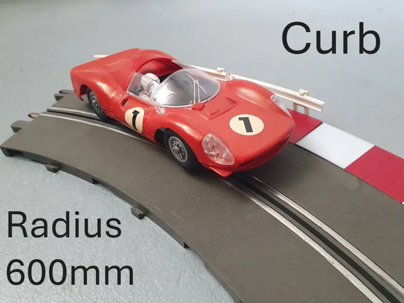 Curb for Stabo racetrack Radius: 600mm