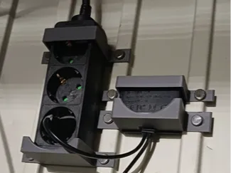 Power strip mount 10mm inlay magnets