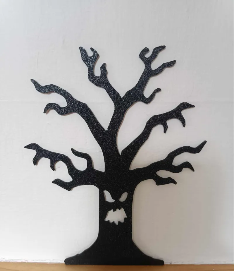 Halloween tree wallart decoration - scary tree