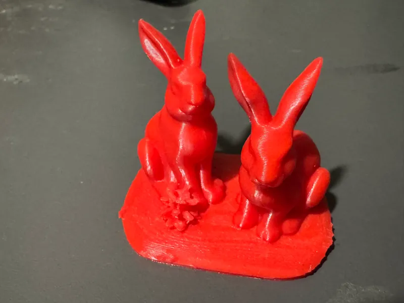 Osterhasen auf Wiese