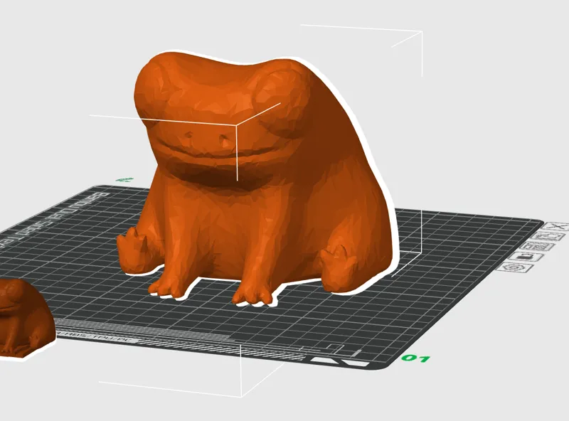 Comically large frog hotshoe