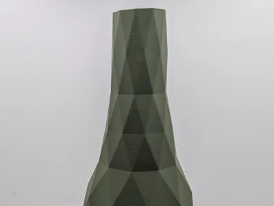 Polygon Vase Modern Art