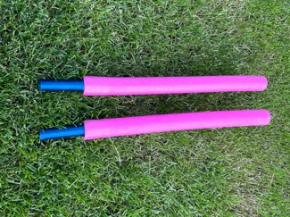 twist locking pool noodle swords
