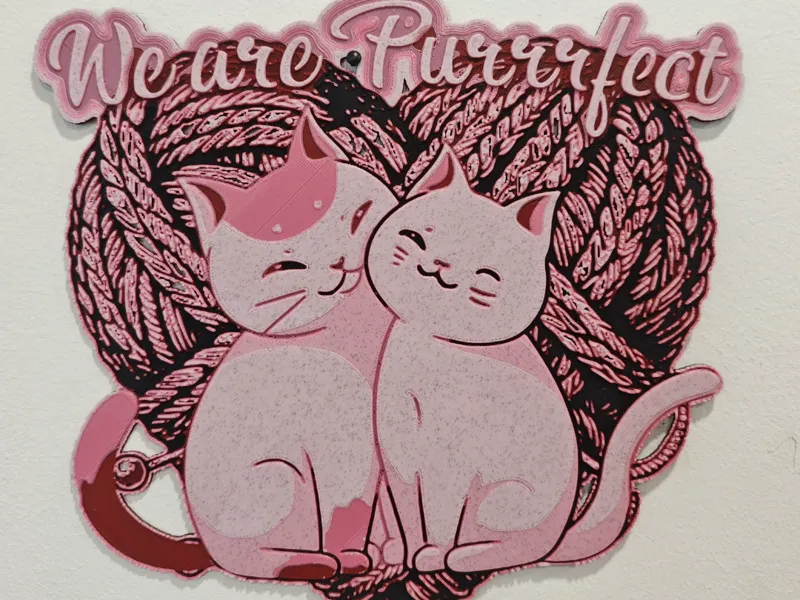 We Are Purrrffect - Valentines