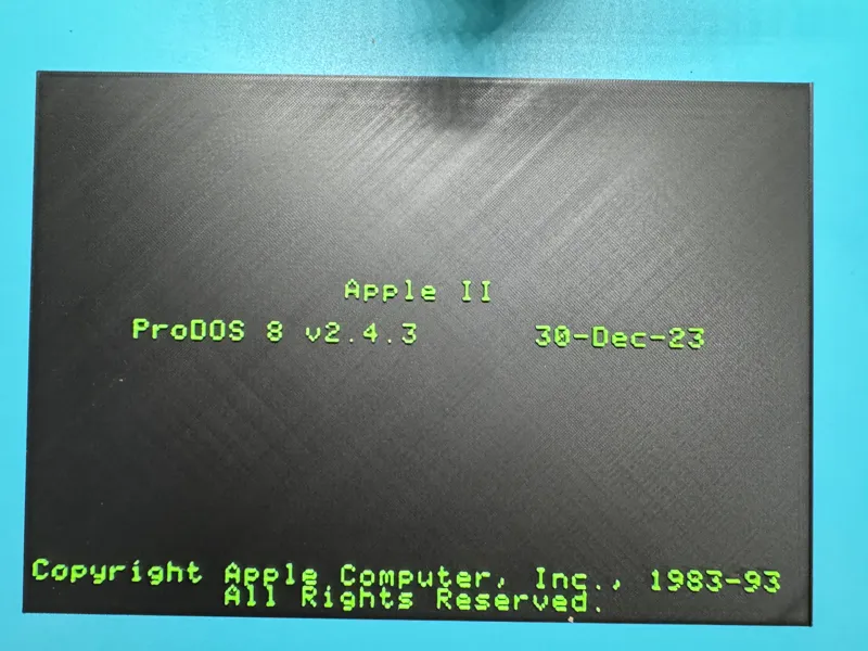 PRODOS 8 2.4.3 Boot Screen