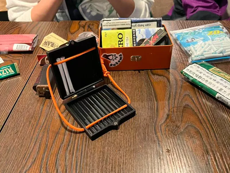 Hand-rolled cigarette  case