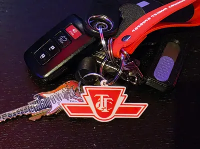 Toronto Transit Commission (TTC) key chain