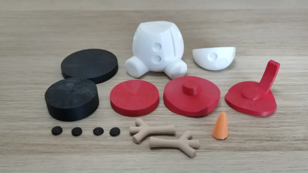 Snowman set to assemble - Free 3D Print Model - MakerWorld