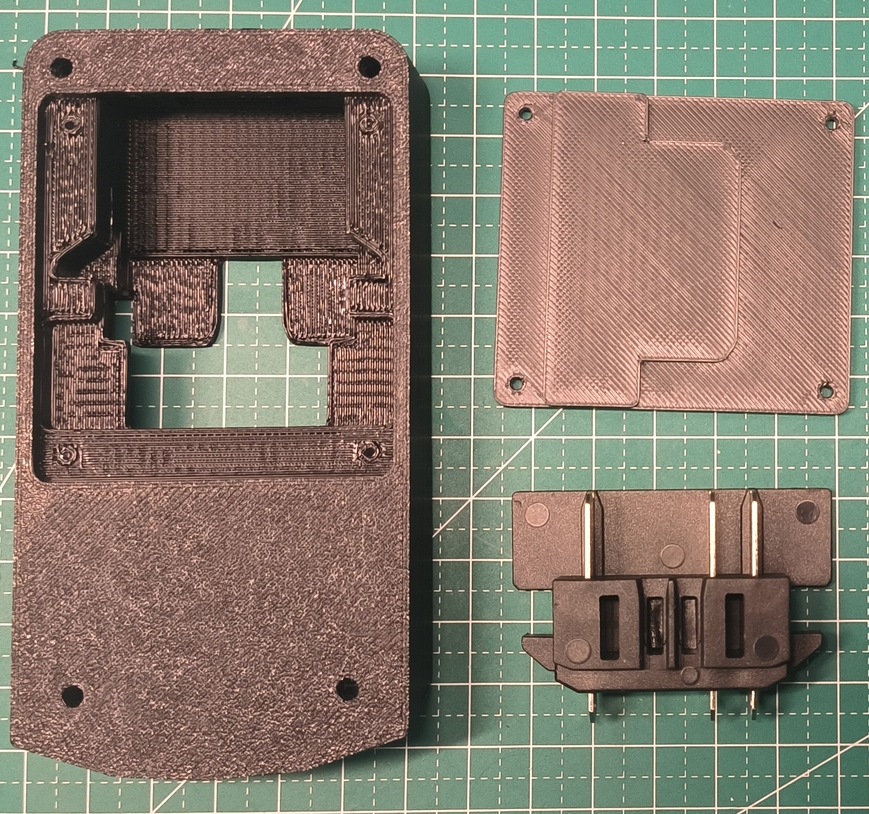 Miniatura 2 do modelo 3D 威克士电动工具电池大脚XT60和DC接口取电座