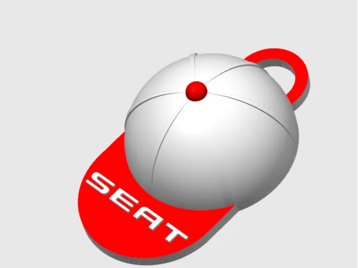 Seat Cap Keychain