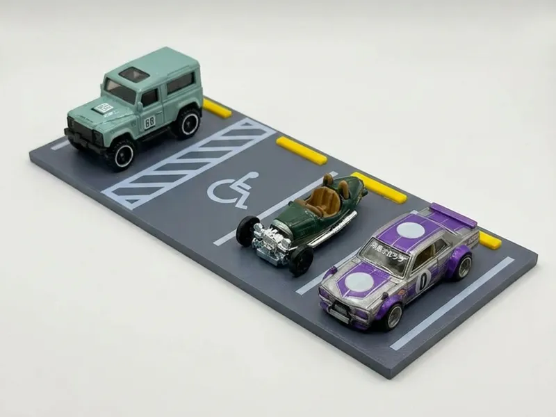 1/64 Generic Parking Lot Diorama