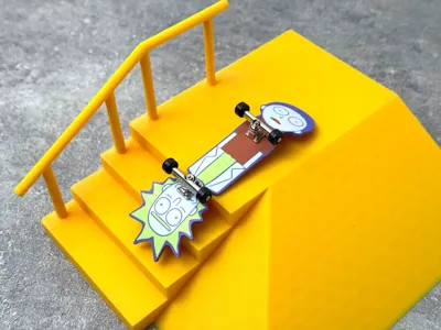 Rick and Morty Fingerboard
