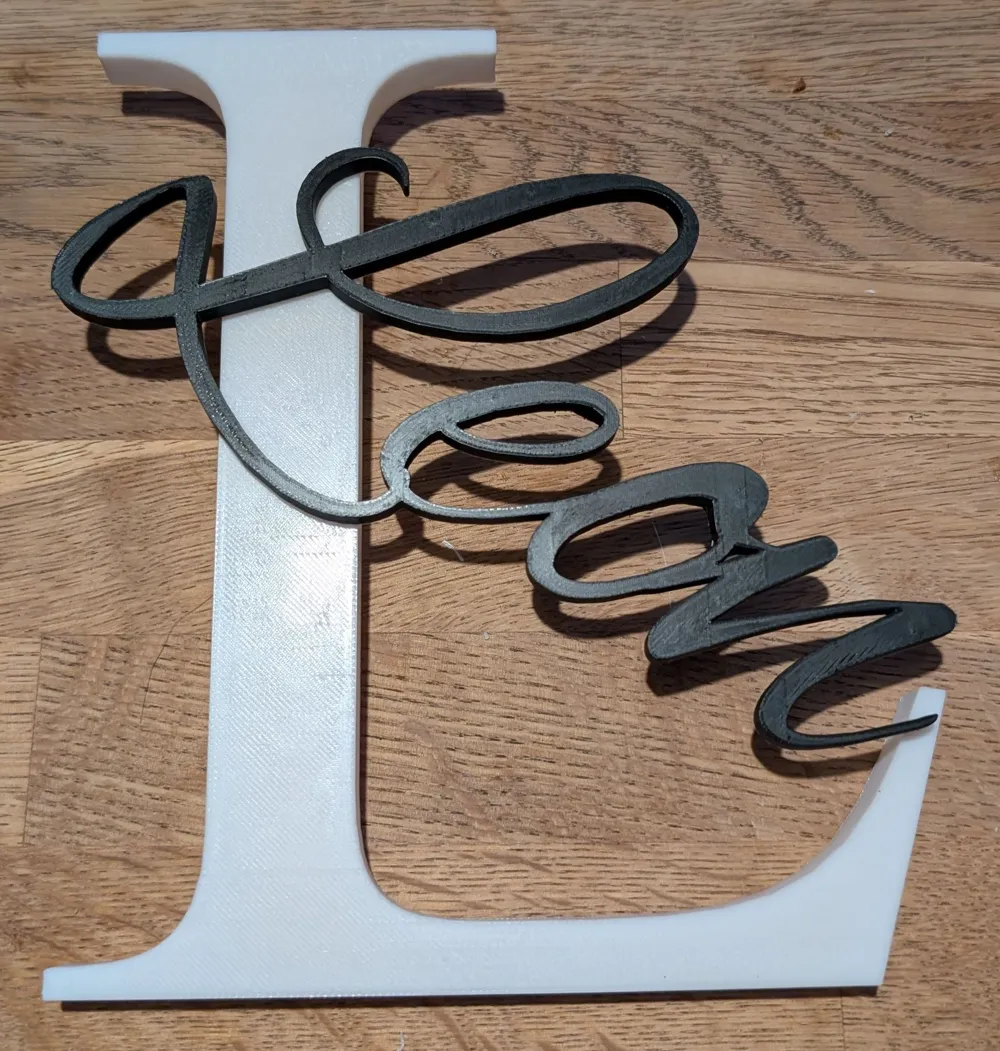 Leon Letters 3D - Letter L with Name – Leon by 3DdruckMitTimo MakerWorld: Download ...