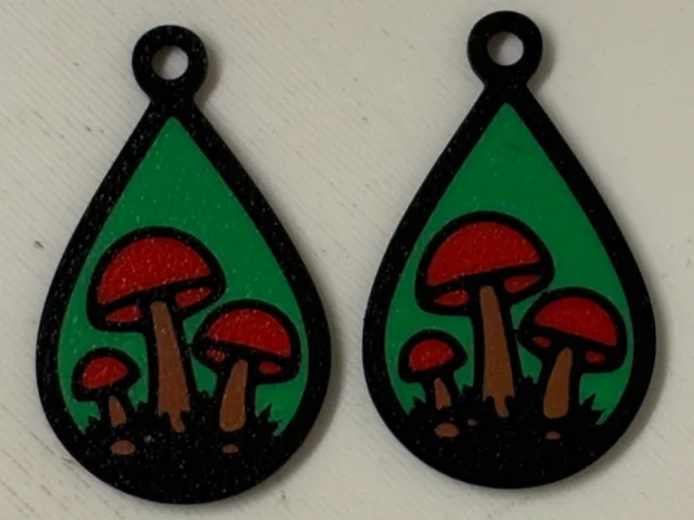 Mushroom Earrings