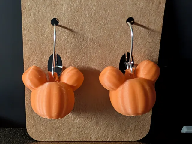 Mickey Pumpkin Earrings