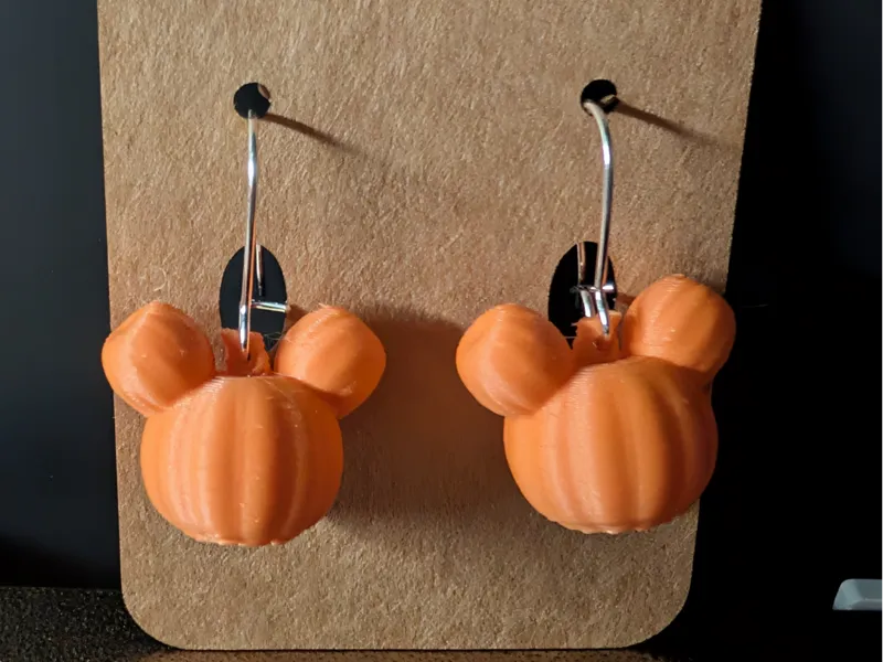 Mickey Pumpkin Earrings