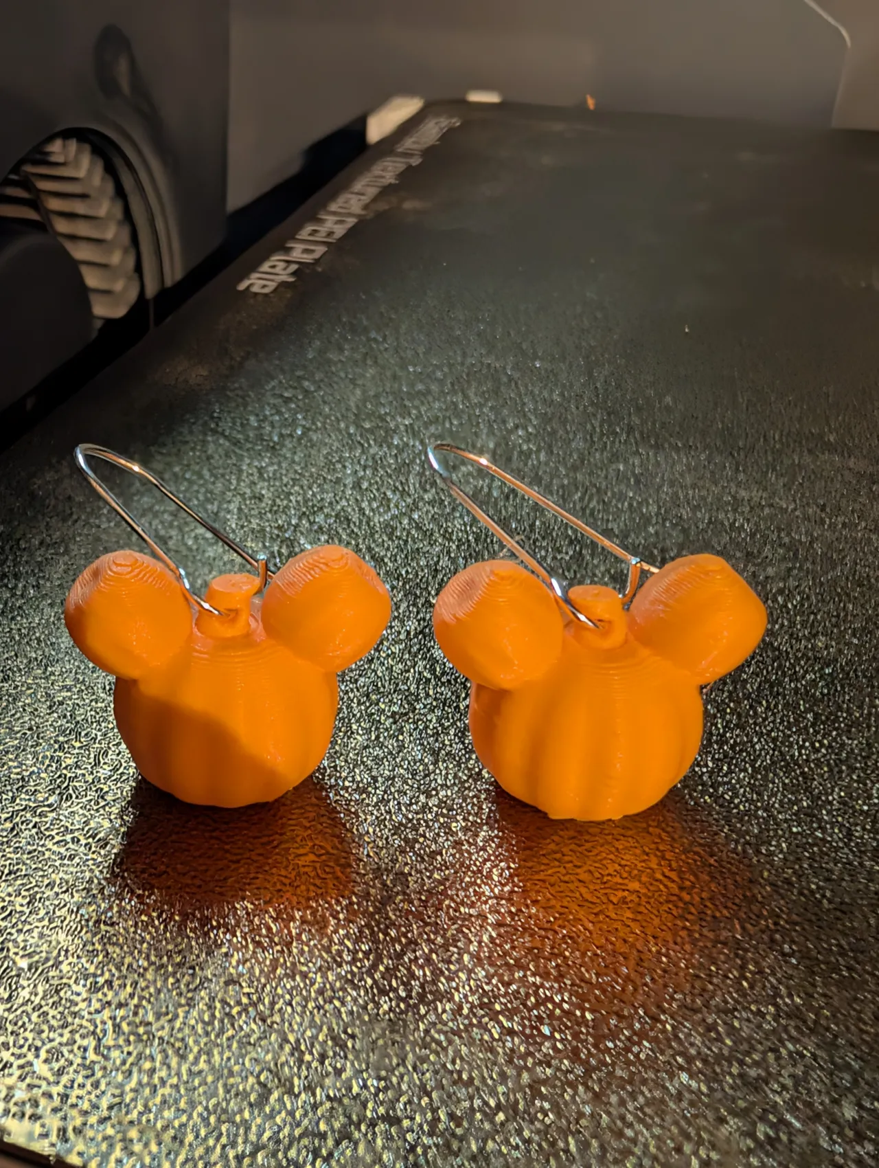 Mickey Pumpkin Earrings view 3