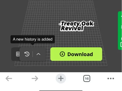 Treaty oak revival keychain 