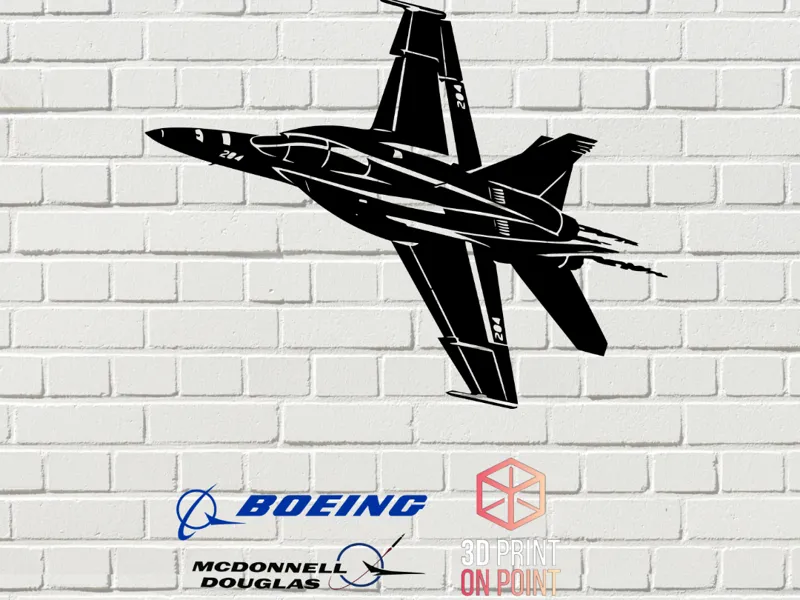 F/A 18 Super Hornet - 2D WALL ART #1
