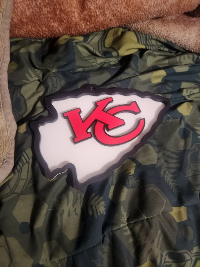 Kansas City Chiefs wall hanging