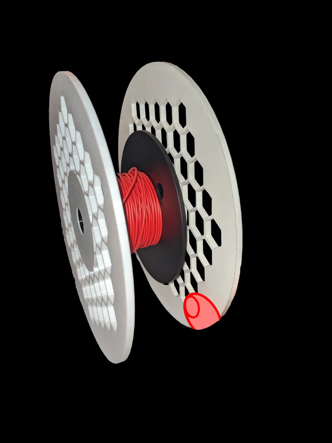 Adaptable AMS Spool Adapter for small 250g spools; simple inserts ...