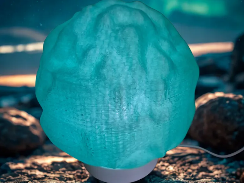Nebula lamp - Lampada nebulosa 3D