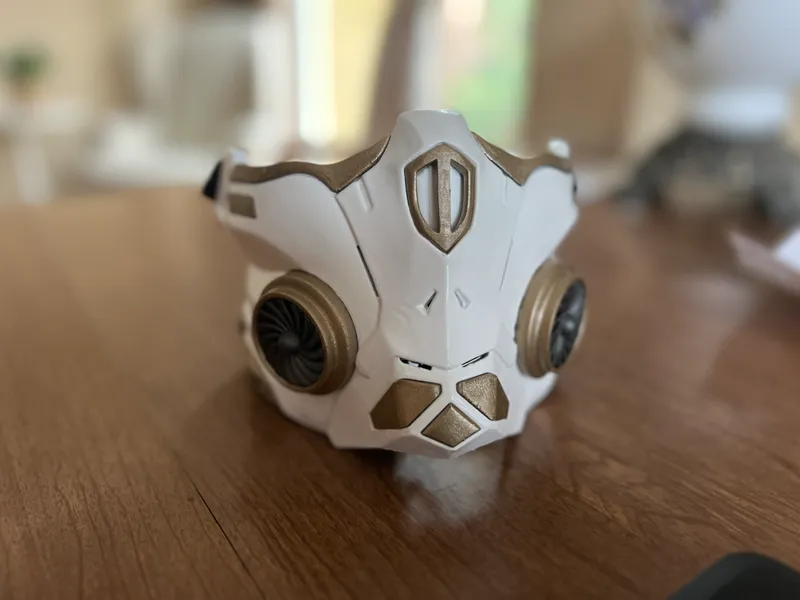 All parts, single print, Military Cyberpunk Mask 