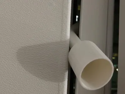 Tilt & Turn Window 55mm exhaust pipe