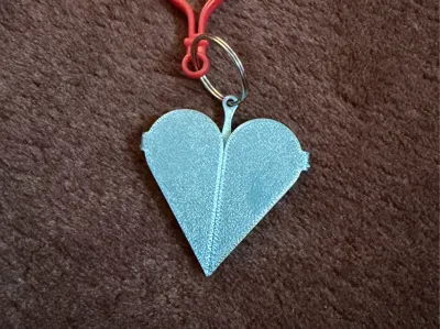 Love Heart Key Chain