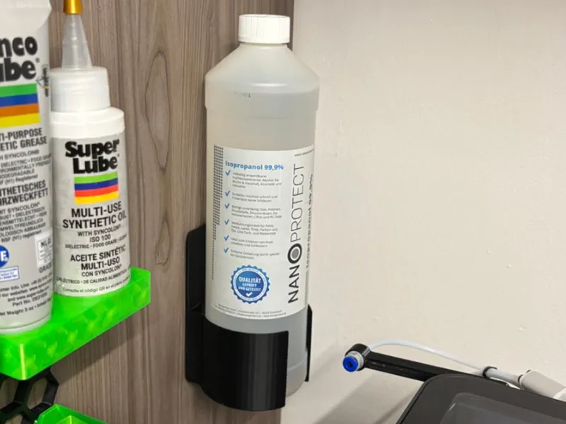 Wandhalter für 1L Isopropanol Flasche