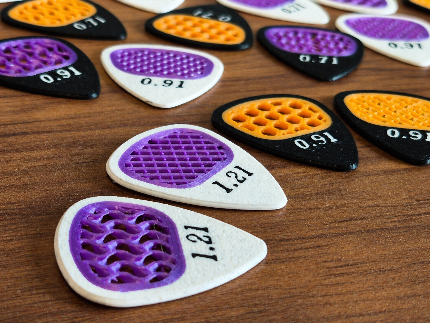 Custom Exposed Infill Guitar Pick