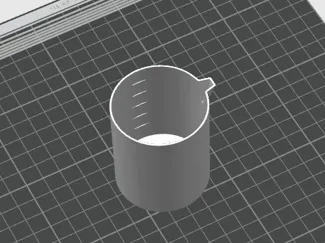 measurement cup for mixing 20...100ml