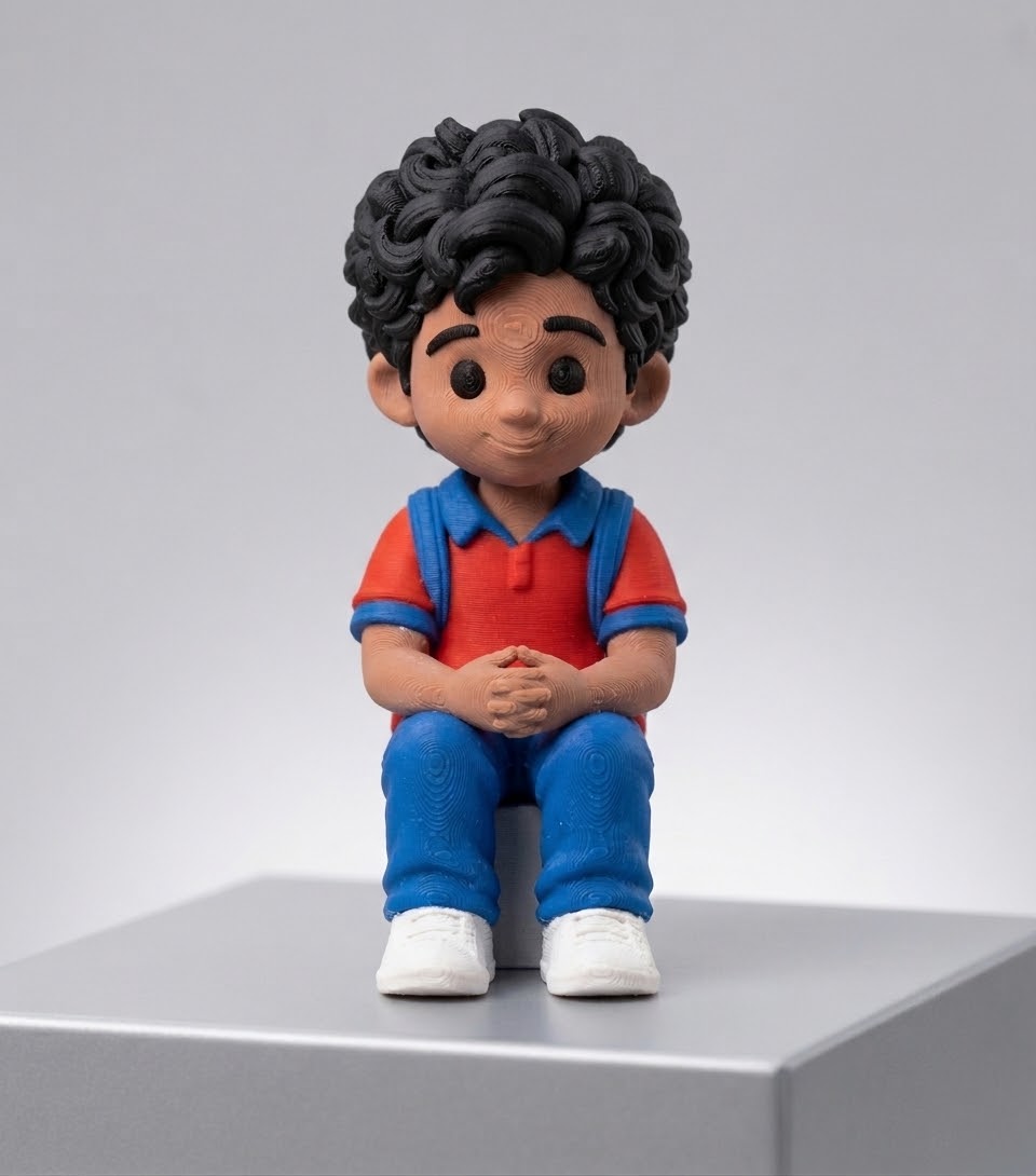 Mini Carlo Acutis - Sitting on Monitor - 1