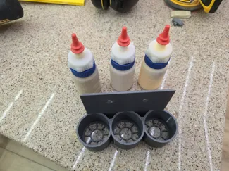 Inverted Glue Bottle Holder for Rockler