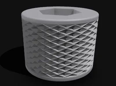 Knurled Knob for 7/16 in. or 11 mm Bolt Head