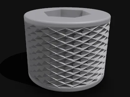 Knurled Knob for 7/16 in. or 11 mm Bolt Head