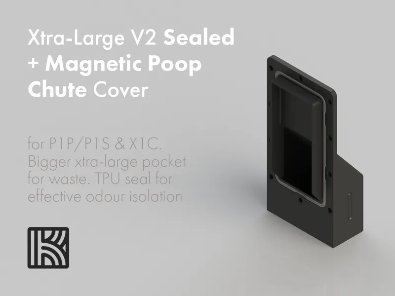 Xtra-Large V3 Sealed + Magnetic Poop Chute Cover