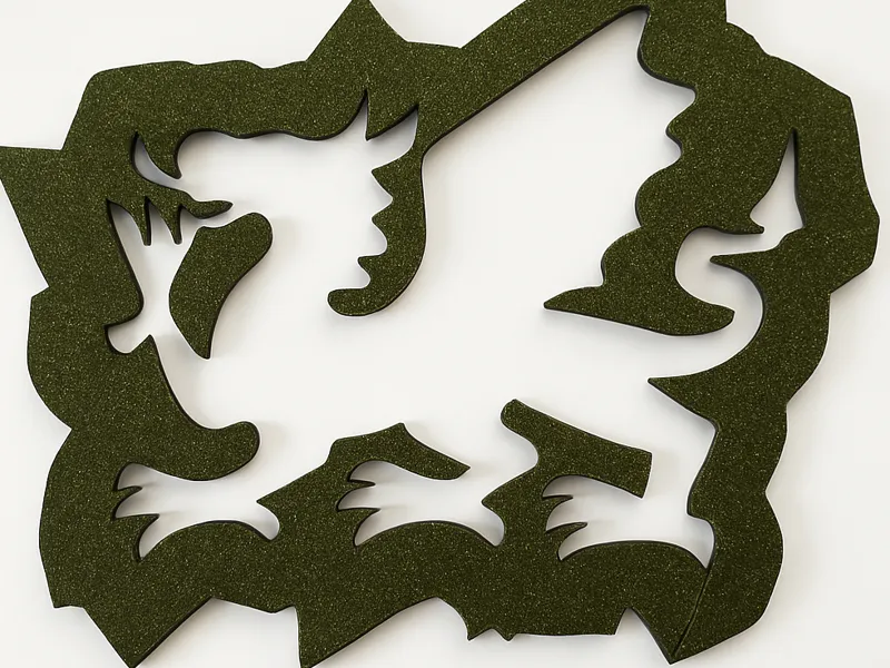 Welsh Dragon Stencil