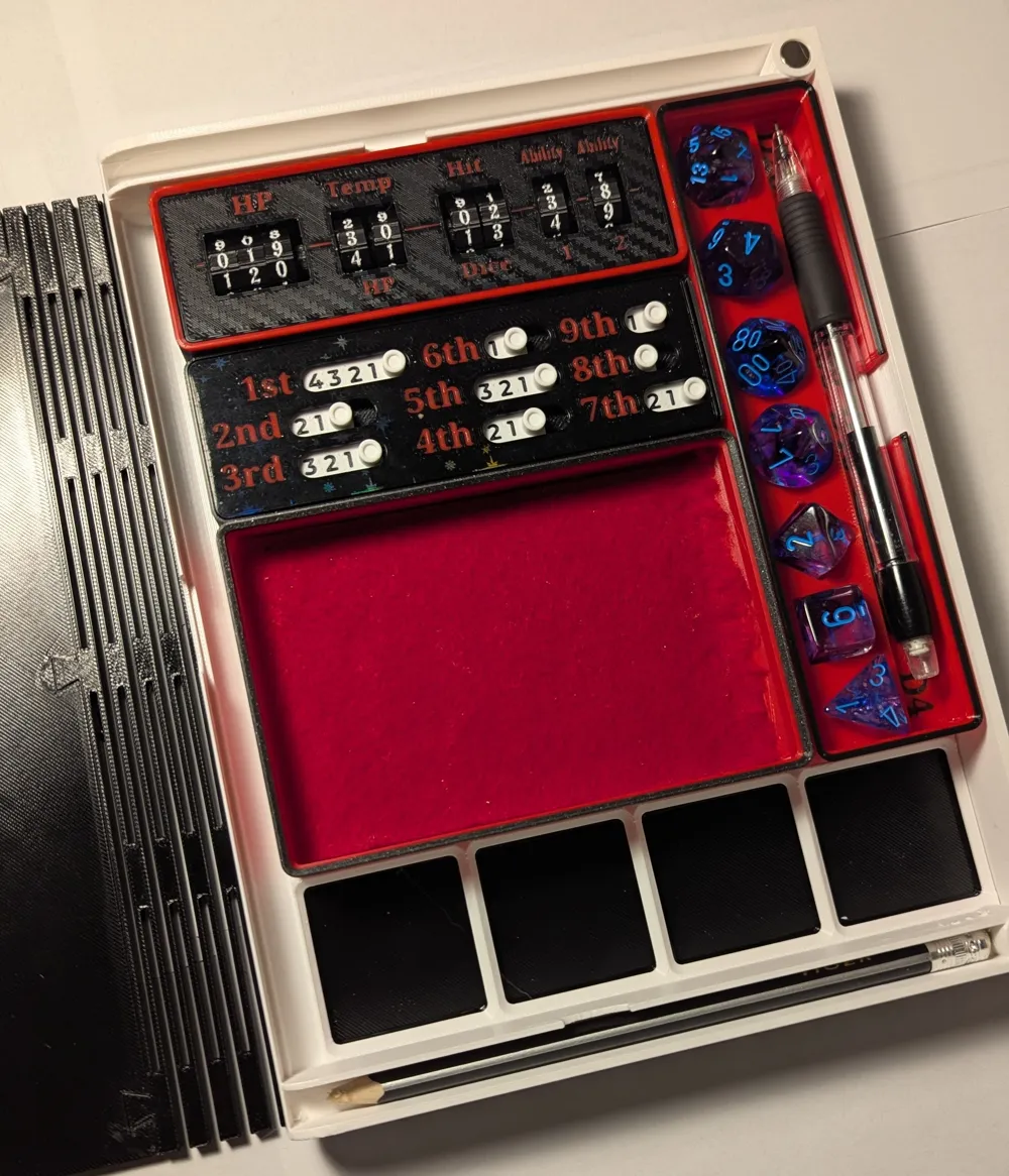 The Gridfinity Grimoire – Modular DND players kit - Free 3D Print Model ...