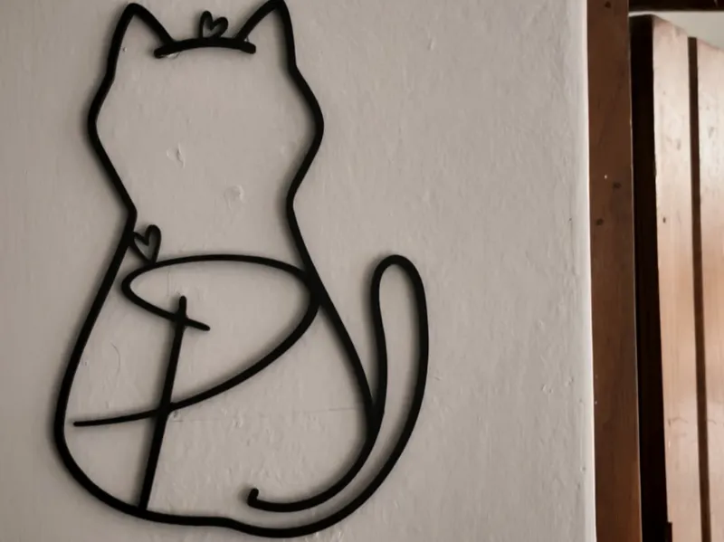 Cat wall adorable