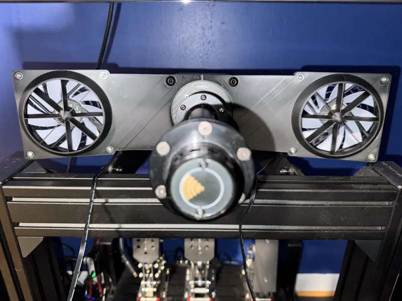 Simagic Wheelbase Fan Mounts for Wind Sim